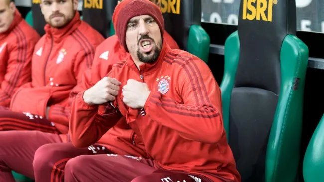 Ribery, en el banquillo del Bayern Munich