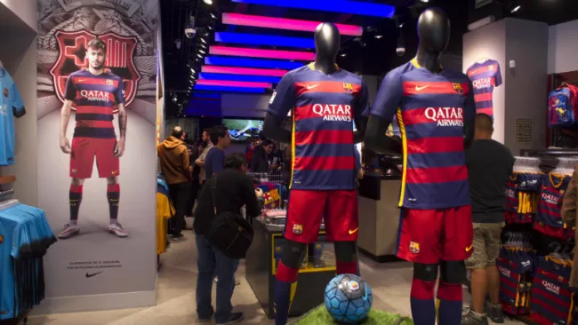 Así luce la tienda del Barcelona