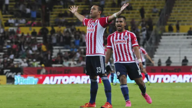 Marco Fabián, en festejo de gol