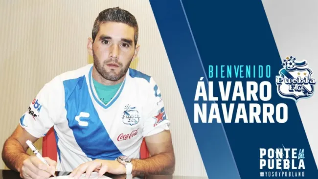 Álvaro Navarro, nuevo jugador del Puebla