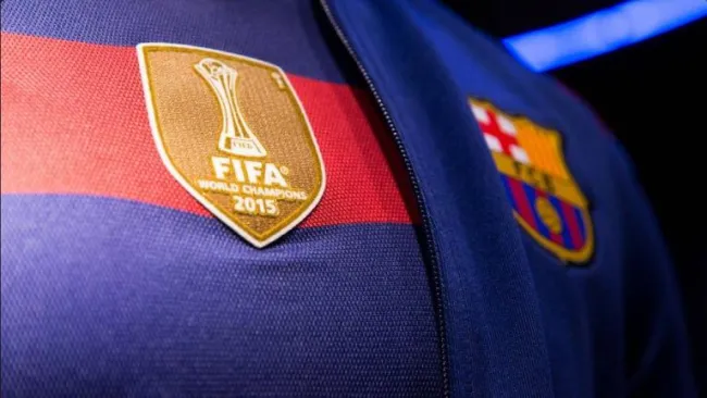 Escudo de campeones del mundo del Barcelona