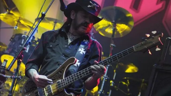 Lemmy Kilmister, en un concierto de Motörhead