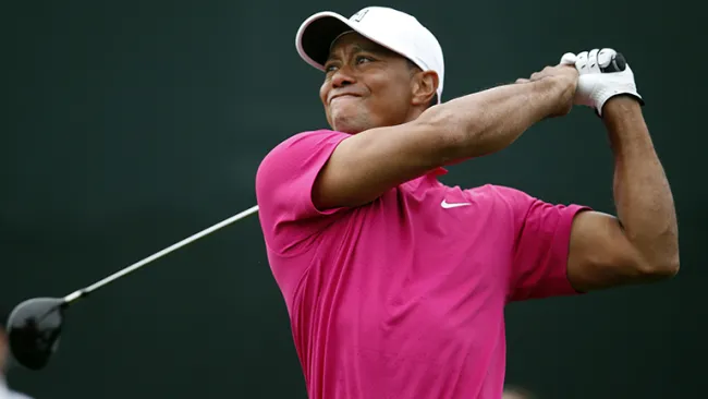 Tiger Woods durante un evento 