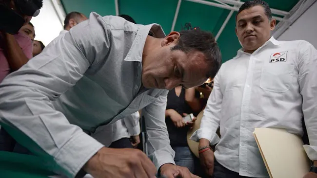 Cuauhtemoc Blanco firma su candidatura con PSD 
