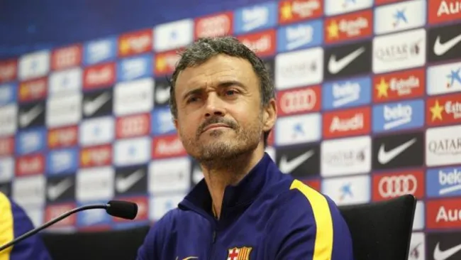 Luis Enrique, en conferencia de prensa