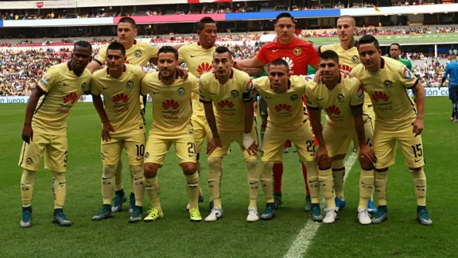 América posa para la foto previo a un encuentro 