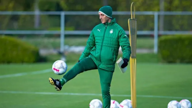 Zubeldía, en el entrenamiento previo al inicio del Clausura 2016