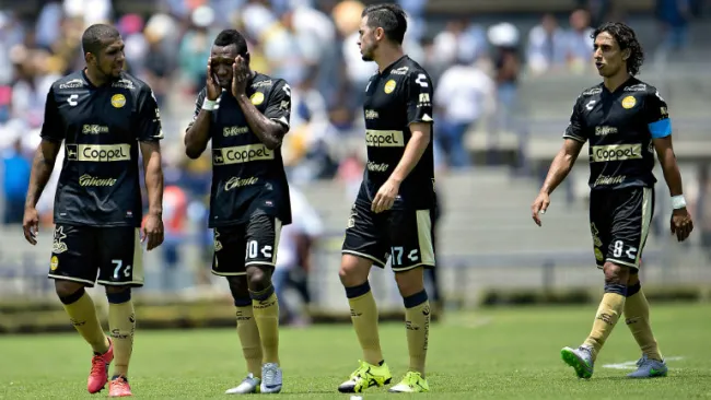 Suárez, Ayovi, Mejía y Arce, durante un partido de Dorados