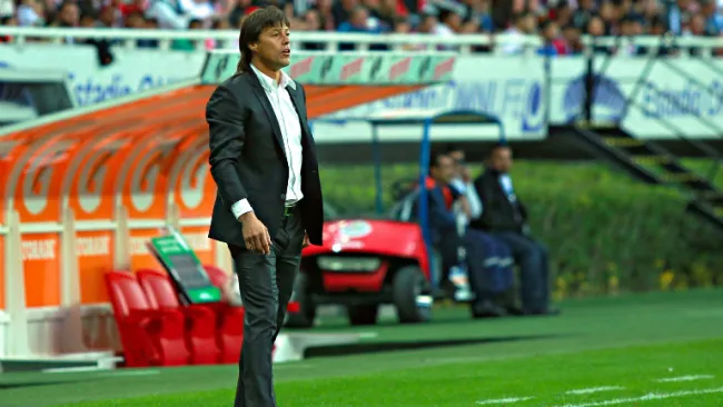 Almeyda en partido contra Veracruz