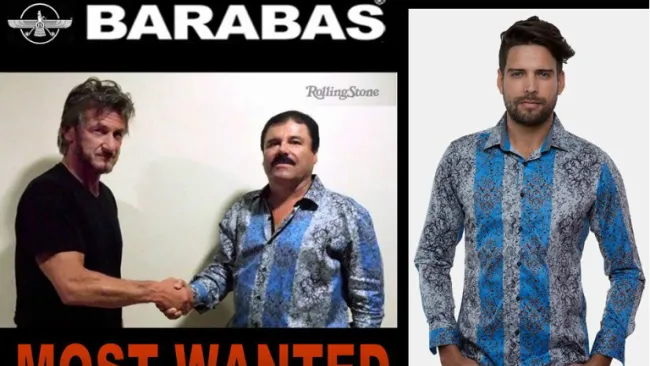 Así se promociona la camisa del Chapo