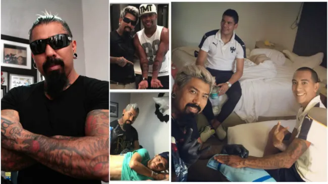 Él es 'Ritual', un tatuador popular entre jugadores