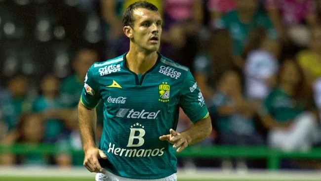 Novaretti en un partido de León