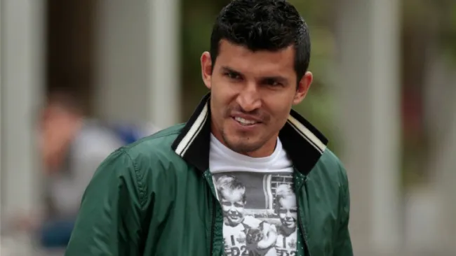 Francisco Rodríguez al final de un entrenamiento de Cruz Azul
