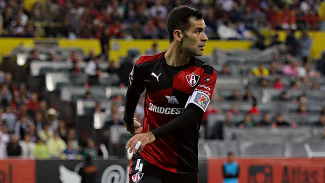 Rafa Márquez en el partido contra América