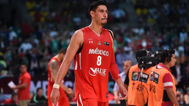 Ayón, durante el Preolímpico de basquetbol