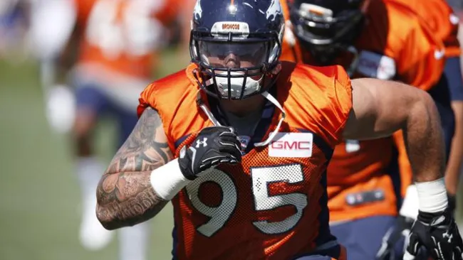 Wolfe, en un entrenamiento de Denver