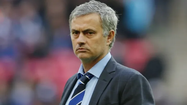 Mourinho, en partido con el Chelsea