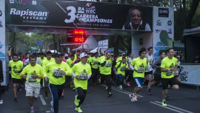 Así lució la línea de salida de la competición