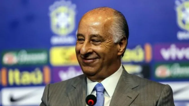 Marco Polo Del Nero, presidente de la Confederación Brasileña de Futbol