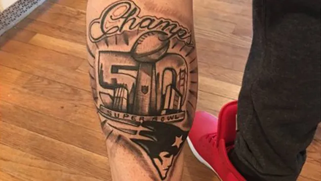 Éste es el tatuaje que se hizo el aficionado de los Pats