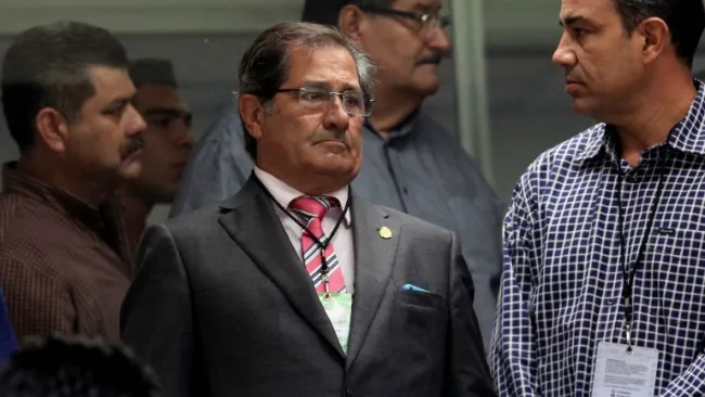 Edgardo Codesal en el partido entre Veracruz y León