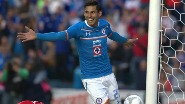 Benítez festeja su gol contra Chiapas