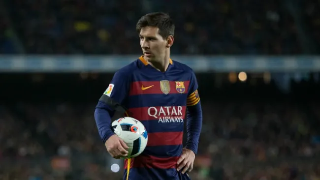 Lionel Messi en un juego del Barcelona