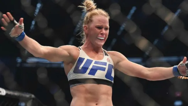 Holly Holm después de su pelea con Ronda Rousey