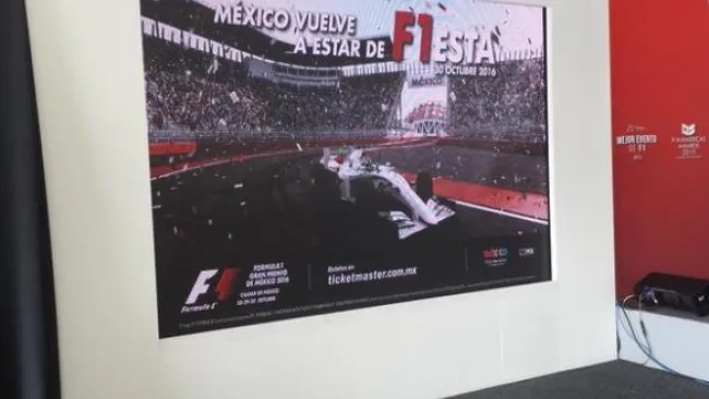 Cartel oficial del GP de México 2016