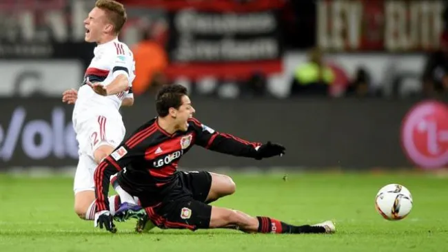 Hernández, en el juego contra Werder Bremen