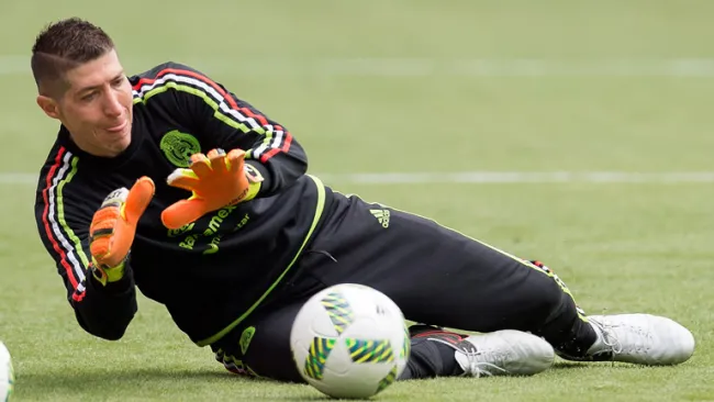 Pikolín, durante un entrenamiento con el Tri