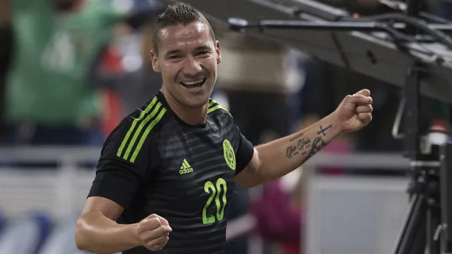 Jesús Dueñas celebra tras marcar contra Senegal