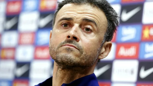 Luis Enrique tras el partido contra el Celta