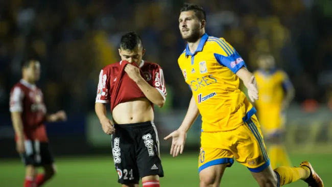 André-Pierre Gignac festeja golazo contra Xolos