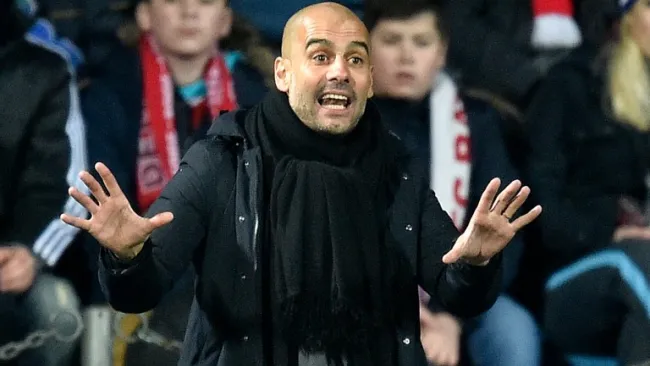 Guardiola, en un partido del Bayern Munich