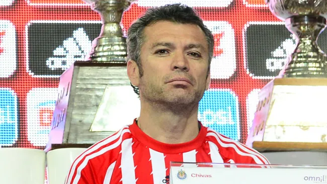 Higuera, en la presentación de Almeyda como timonel de Chivas