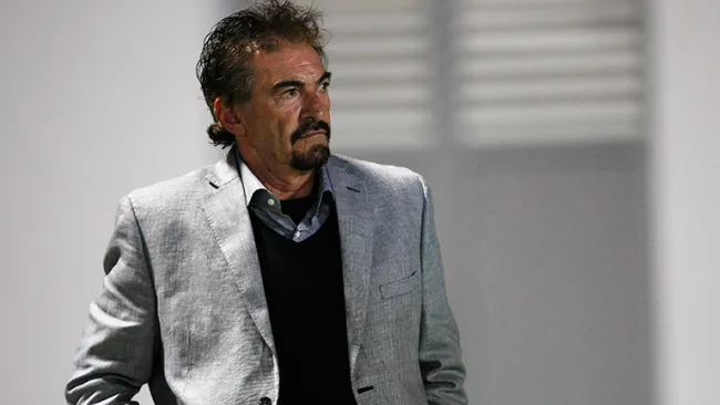 La Volpe en un partido con Jaguares