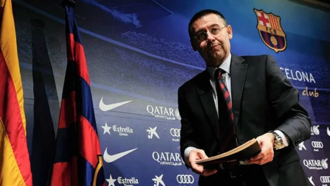 Bartomeu, durante un evento del Barcelona