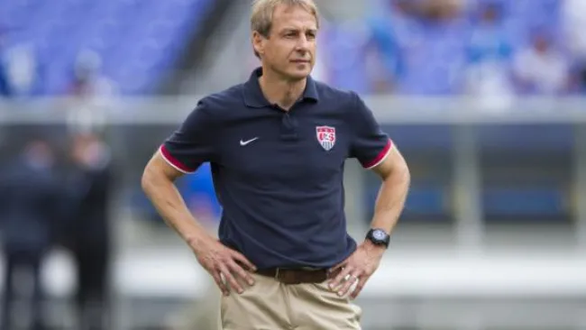 Jürgen Klinsmann, en un juego de los Estados Unidos