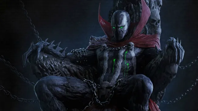 Albert "Al" Simmons con su indumentaria de Spawn