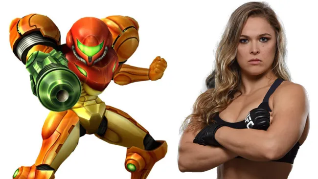 Samus Aran y Ronda Rousey, dos grandes guerreras