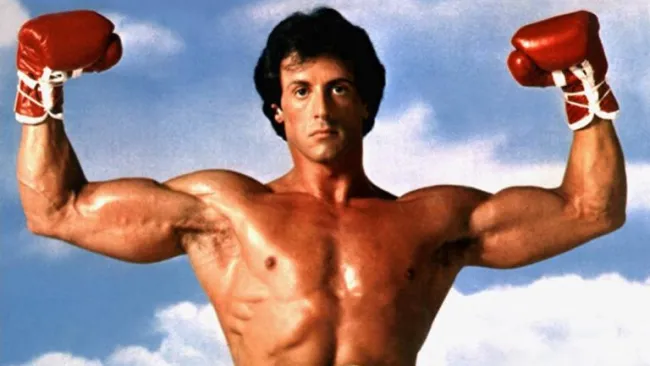 Sylvester Stallone en su papel de Rocky 
