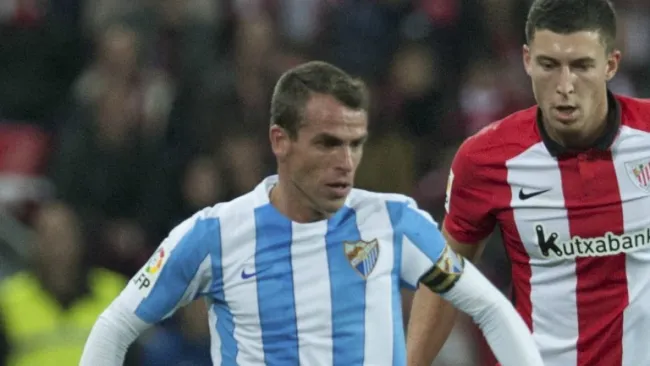 Duda en un partido del Málaga