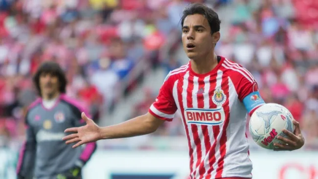 Omar Bravo, durante el partido contra Xolos