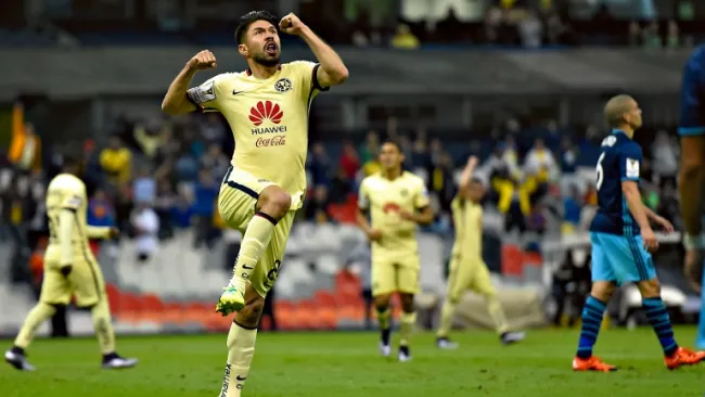 Oribe celebra un gol frente a Seattle