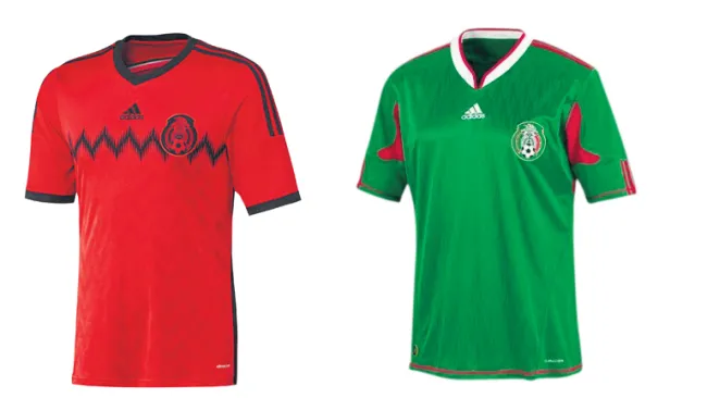 Algunos de los modelos que ha tenido el Tri 