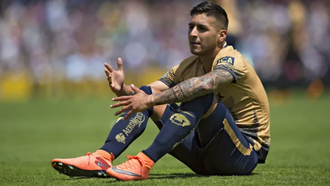 Sosa, en partido contra Cruz Azul