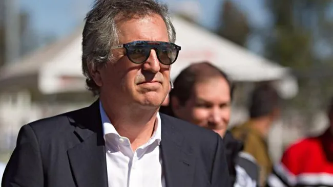 Jorge Vergara durante un entrenamiento de Chivas 