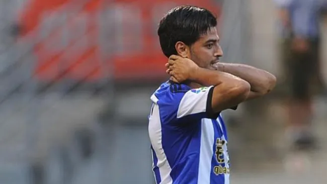 Carlos Vela se lamenta en juego con la Real Sociedad