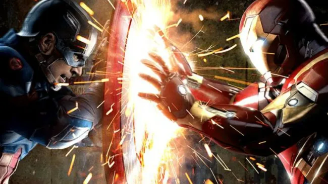 Iron Man y Capitán América se enfrentan en Civil War